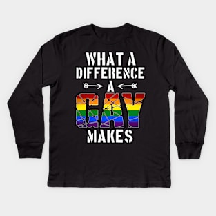 I homosexual gay pride Kids Long Sleeve T-Shirt